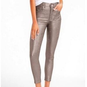 Express metallic skinny jeans Size 4